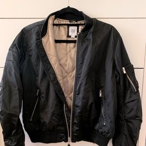 Black Bomber Jacket